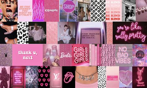 160 Pink Boujee Baddie Collage Aesthetic Trendy Vogue Etsy Hong Kong