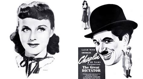the great dictator classic comedy film stars paulette goddard and charlie chaplin the couple was