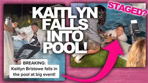 Bachelorette Kaitlyn Bristowe Falls Into Pool At Photoshoot Real Or