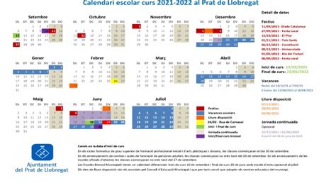 El Consell Deducació Municipal Consensua El Calendari Escolar Del Curs