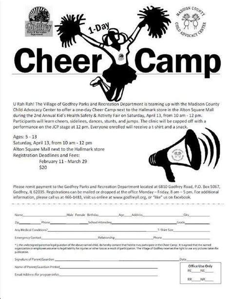18 Adding Cheer Camp Flyer Template Layouts For Cheer Camp Flyer