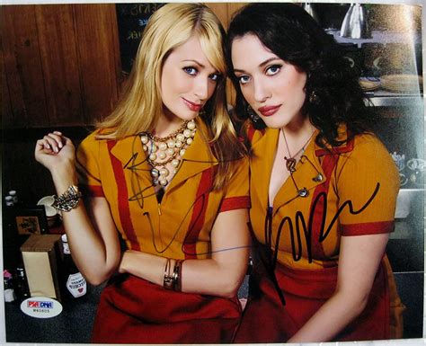 Kat Dannings Beth Behrs 2 Broke Girls Signed Auto 8x10 Photo Psadna Autograph
