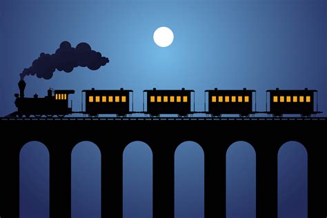 Steam Train Silhouette Vector Art Icons And Graphics For Free Download