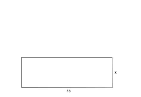 A Rectangle Has Perimeter 88 Cm And Length 38 Cm What Is Its Width