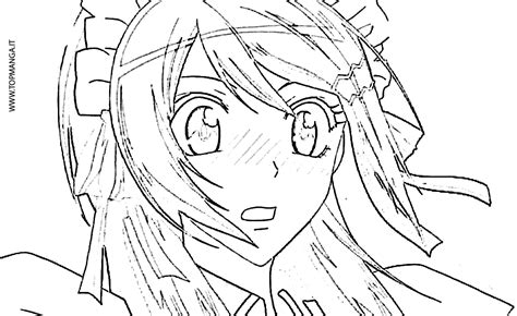 Maid Sama Anime Coloring Pages Sketch Coloring Page