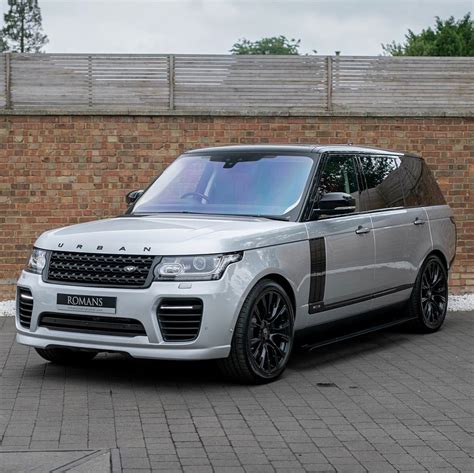 Just Silver And Black Range Rover With Images Range Rover Black