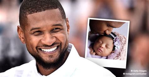 Usher Shares 1st Photo Of Daughter Sovereign 6 Weeks After Her Birth