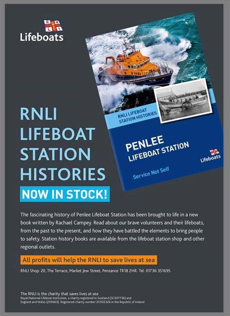 Look at the poster below from the rnli. RNLI Penlee Lifeboat - History Book