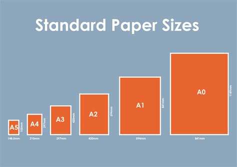 Standard Size Printer Paper