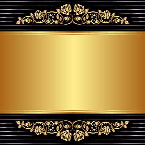 Border and frame ppt backgrounds, free border and frame background download for your powerpoint templates, desktop wallpapers. content(4) | gold black background with floral ornaments ...