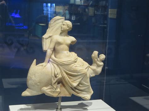 Statuette Of Aphrodite And Eros Riding A Dolphin Marble Flickr