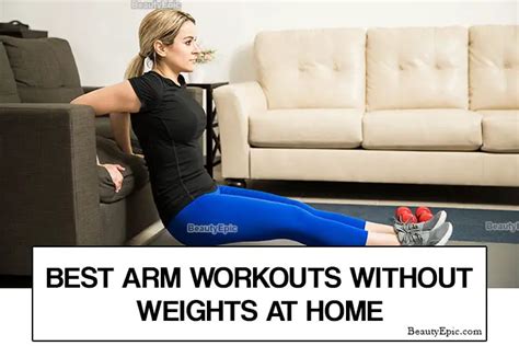9 Simple Arm Workouts Without Weights You Can Do At Home