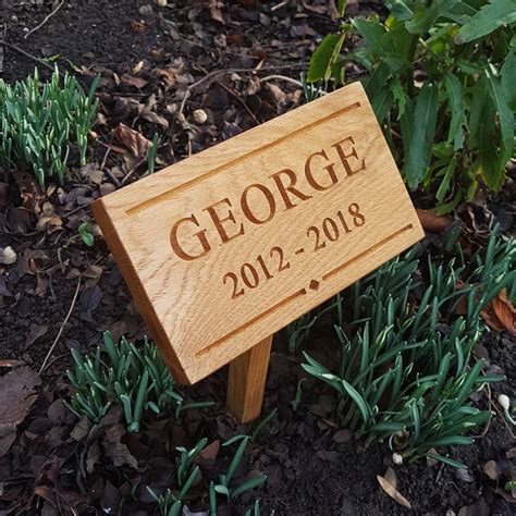 Classic Engraved Oak Memorial Plaque By Winning Works
