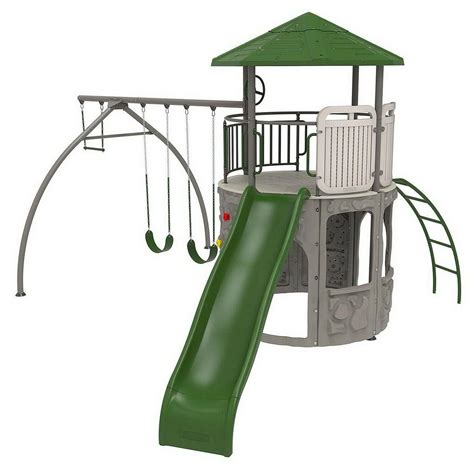 Lifetime Outdoor Playground Swingset Tower Playset Swing Slide