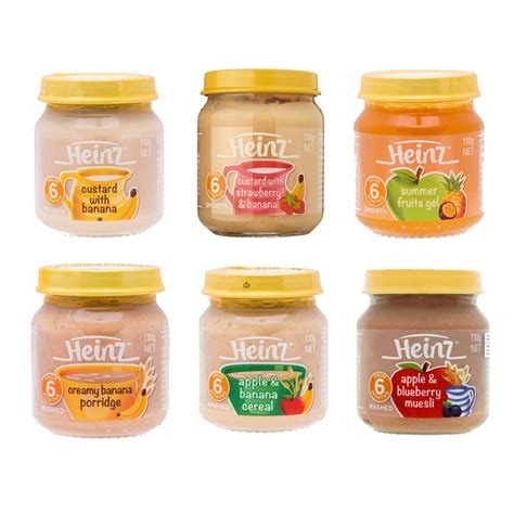 I use chicken thighs because they have the most nutrition and iron. Heinz Baby Food (Stage 2) 6+ months 110g (assorted ...