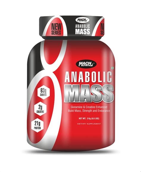 3kg Mach Nutrition Anabolic Mass Weight Gainers Mass Gainers At Rs 2950 Piece Lean Mass Gainer