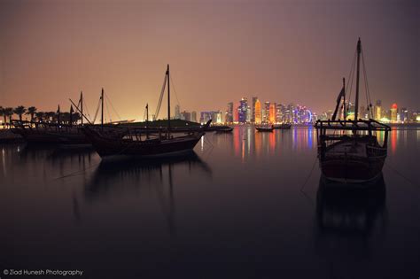 Wallpaper Longexposure Skyline Night Canon Boats Cityscape