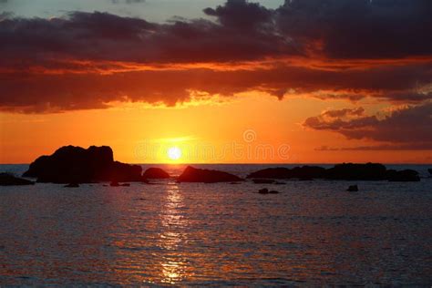 Cuban Sunset Stock Image Image Of Beach Tree Antilles 86204037