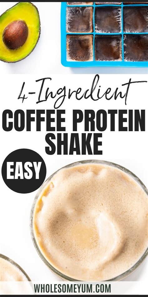 Keto Iced Coffee Protein Shake Recipe This Thick Creamy Keto Coffee Protein Shake Is The