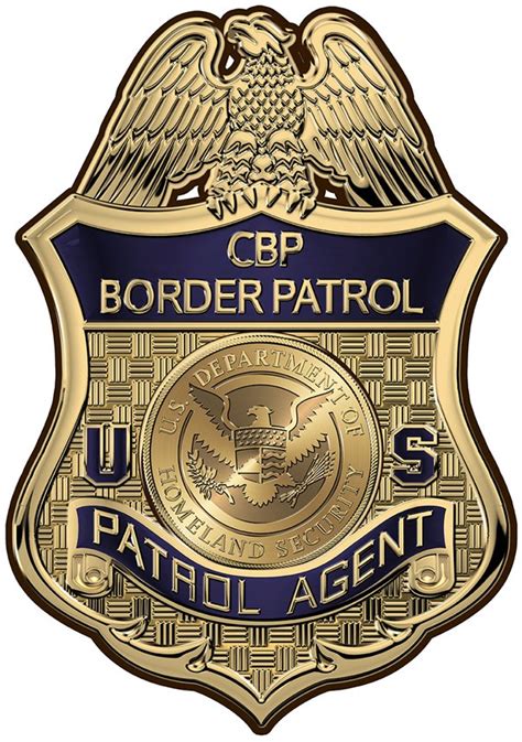 United States Cbp Border Patrol Agent All Metal Sign 16 X