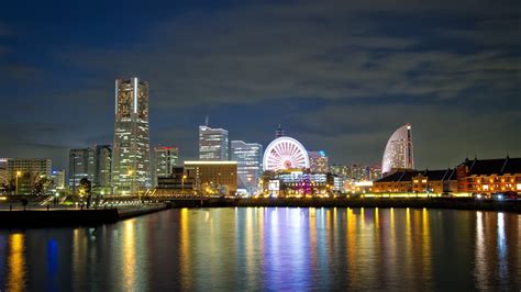 2560x1440 Japan Yokohama Night 1440p Resolution Wallpaper Hd City 4k