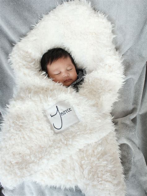 Faux Fur Baby Blanket Lovey Personalized Name Double Sided Etsy
