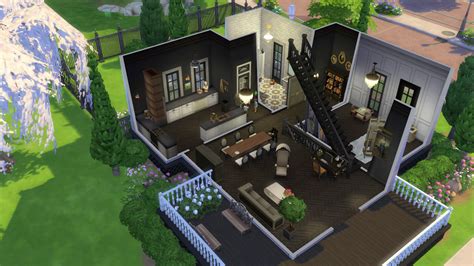 1st Floor Overview — Sims 4 Pink Victorian House Making It Lovely