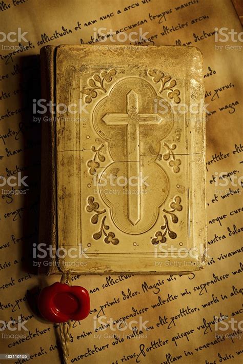 Old Prayer Book On Antique Letters Stock Photo Download Image Now
