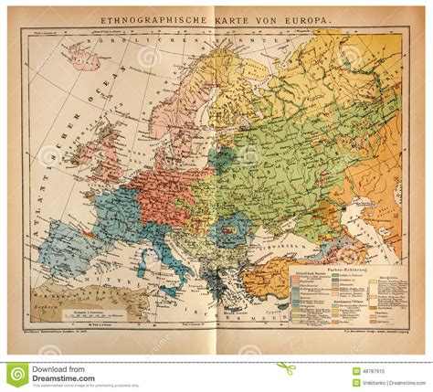 Ethnographic Map Of Europe