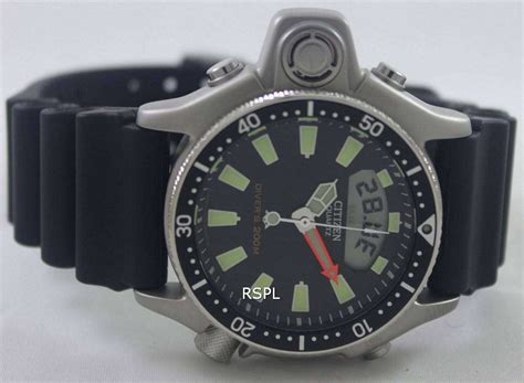 View all out of depth pictures. Citizen Aqualand Diver Depth Meter Promaster Watch JP2000 ...