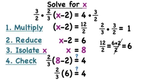 How Do You Solve A Two Step Equation By Multiplying By A Reciprocal