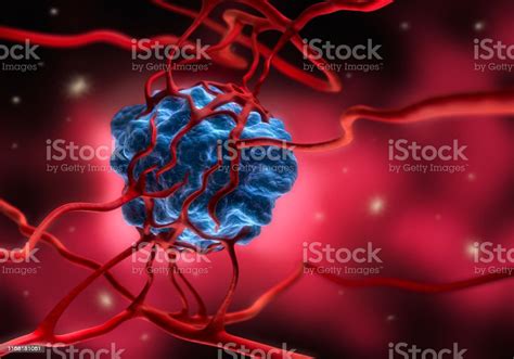 Close Up Of A Cancer Cell 3d Illustration Stock Photo Download Image