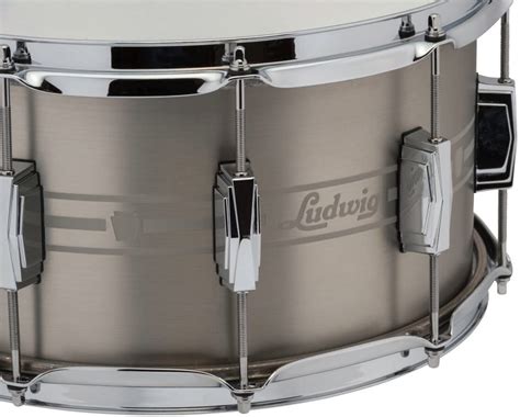 Ludwig Heirloom Series Stainless Steel Snare Drum 7 X 14 Inch