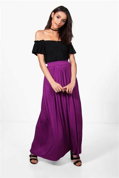 22 Maxi Skirts Youll Want To Twirl Around In Jersey Maxi Skirts