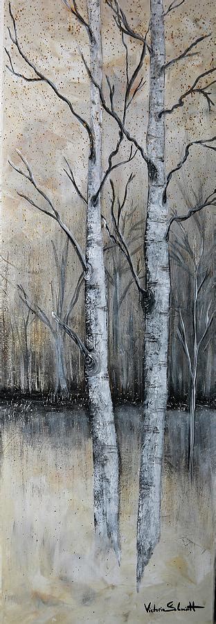 Birch Tree Painting By Victoria Schmidt Fine Art America