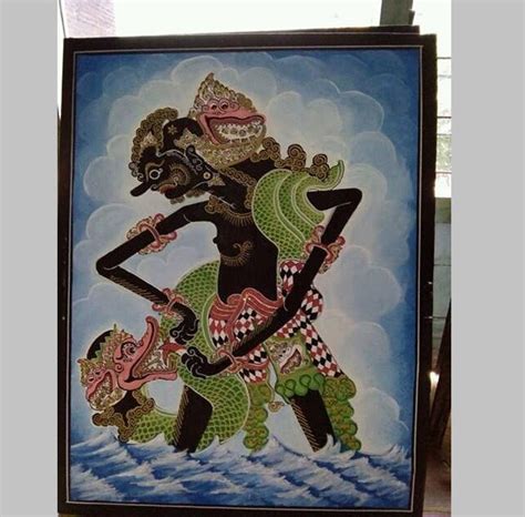 20 Gambar Lukisan Wayang Kulit Seni Bali