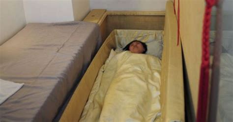 Rest In Peace Patients Lie In Coffins To Die As Part Of Bizarre