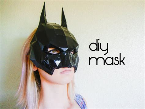 Batman Mask Make Your Own With A Pdf Download Batman Etsy Canada