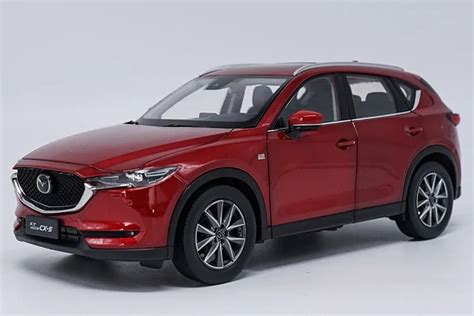 1 18 Diecast Model For Mazda Cx 5 2018 Red Suv Alloy Toy Car Miniature