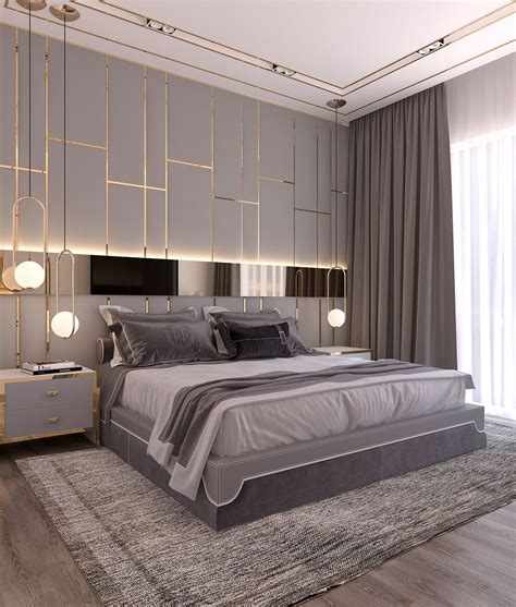 Modern Style Bedroom Dubai Project On Behance Simple Bedroom Design