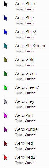 Aero Cursors Colours By Jordiart On Deviantart