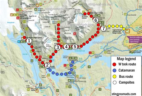 The W Trek In Torres Del Paine 202223 Season Stingy Nomads