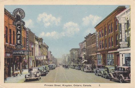 Princess Street Circa 1936 Kingston Ontario Ontario Photography