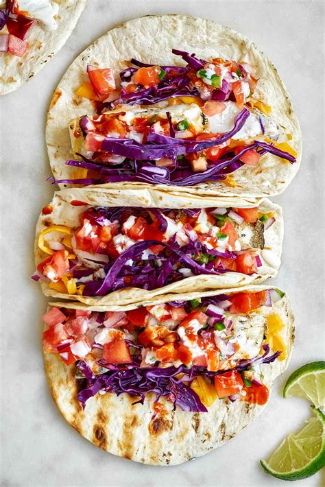 Grilled Baja Fish Taco Recipe 👨‍🍳 Quick And Easy