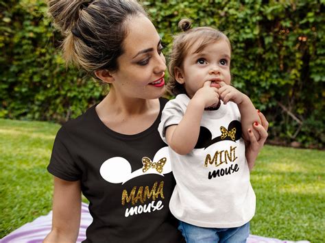 Matching Mom Daughter Outfits Me Mini Me Matching Shirts Matching Disney shirts Matching Disney ...