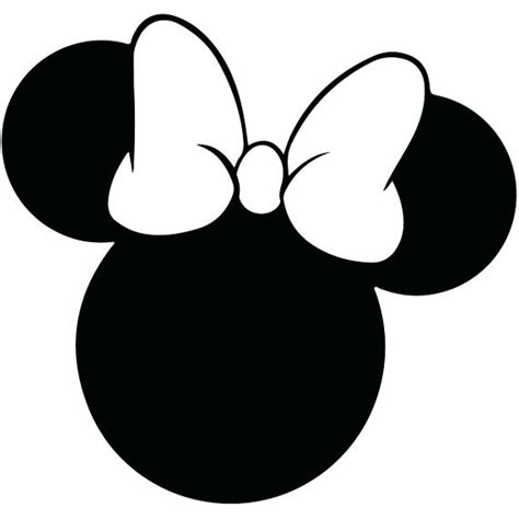 Mickey Mouse Ears Coloring Page Minnie Mouse Ears Drawing Free