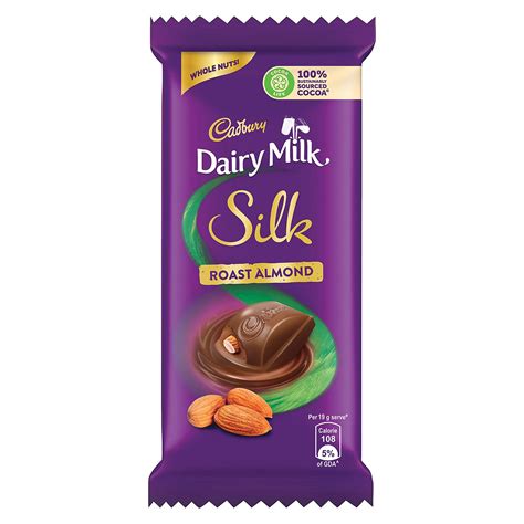 Cadbury Dairy Milk Silk Roast Almond Chocolate Bar 58 G