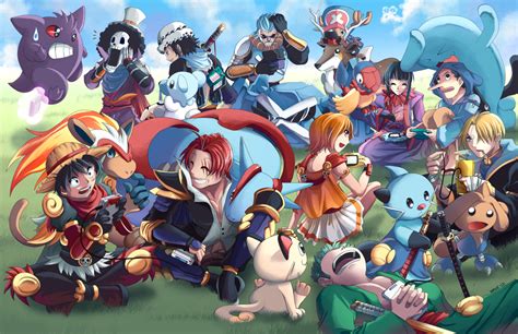 In the golden age of pirates fighting over one piece, the legendary treasure of the king of pirates gol. Pokemon X One Piece by Wavechan on Newgrounds
