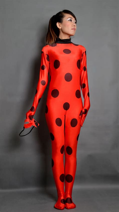 Miraculous Ladybug Costume Marinette Cosplay Costume Ladybug Spandex