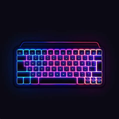 Premium Ai Image Illustration Of 2d Simple Illustration A Keyboard Shape